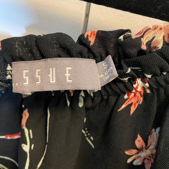 Floral off shoulder chiffon blouse - Picture 3 of 3